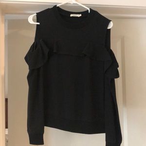 ALC cold shoulder ruffle blouse